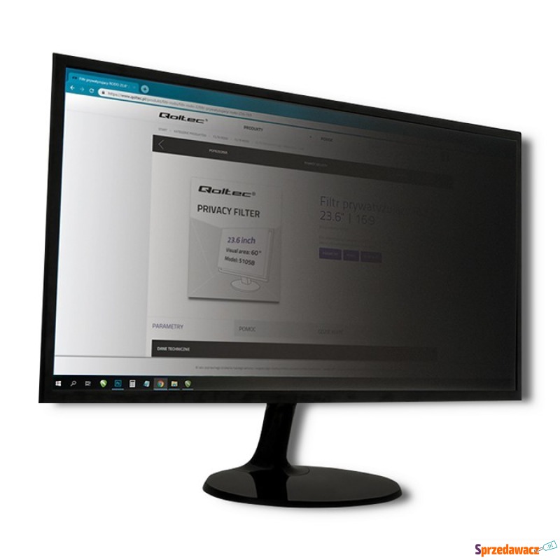 Qoltec 23.8' (16:9) RODO - Pozostałe akcesoria - Żukowo
