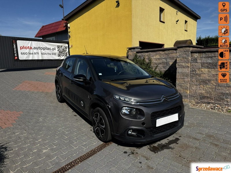 Citroen C3  Hatchback 2019,  1.2 benzyna - Na sprzedaż za 12 900 zł - Margonin