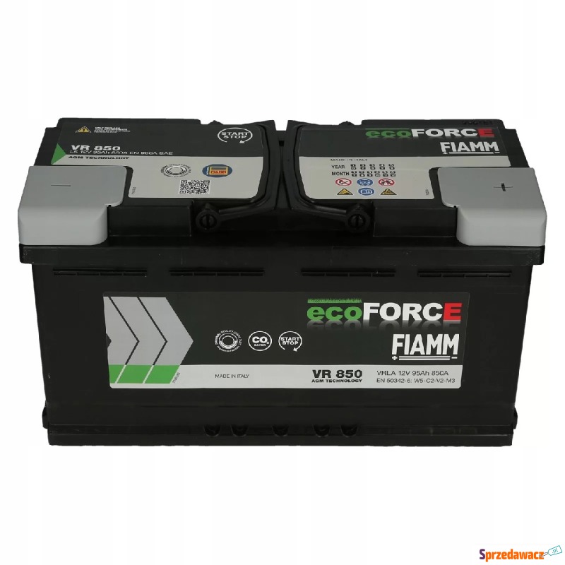 Akumulator 95AH Fiamm Ecoforce agm Płock Chopina... - Akumulatory - Płock