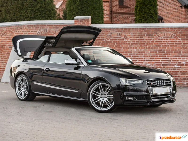 Audi S5  Kabriolet 2015,  3.0 benzyna, automat - Na sprzedaż za 69 900 zł - Podzagajnik