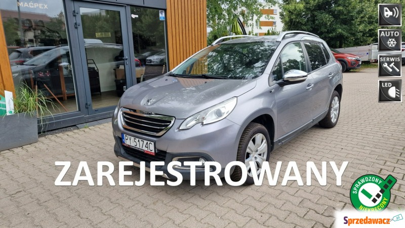 Peugeot 2008  Hatchback 2015,  1.2 benzyna - Na sprzedaż za 22 200 zł - Poznań