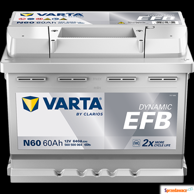 Akumulator 60Ah Varta Dynamic EFB...