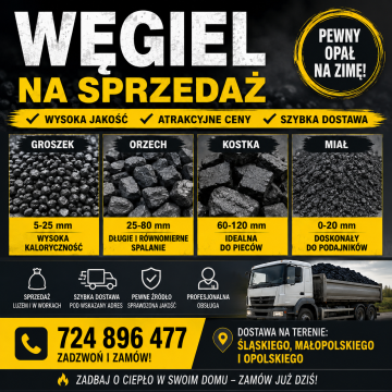 Węgile Groszek Orzech Kostka Miał KWK Wesoła Chwałowice Piast Marcel Węgiel