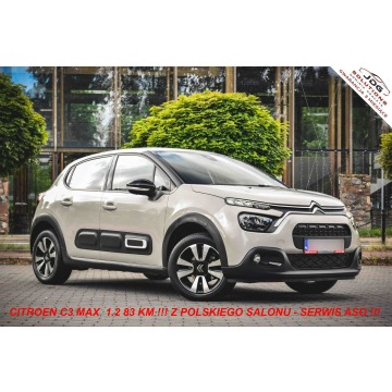 Citroen C3 - Z polskiego salonu !!! Serwis ASO !!!  Faktura VAT 23% - Kwota Brutto
