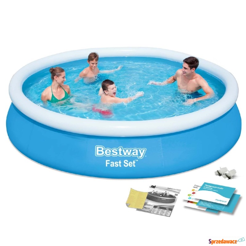 Basen ogrodowy rozporowy, Bestway, 366x76 cm - Baseny ogrodowe - Dąbrowa Górnicza