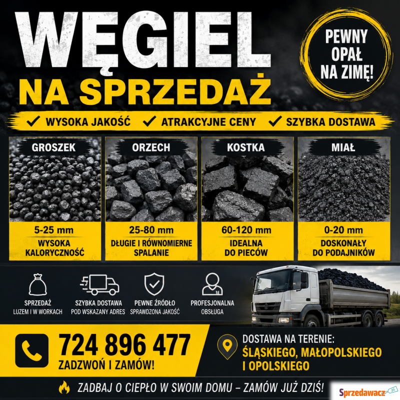Węgile Groszek Orzech Kostka Miał KWK Wesoła... - Pozostałe artykuły do... - Rybnik