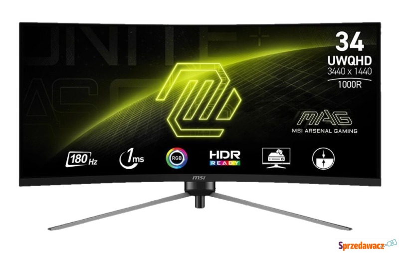 MSI MAG 345CQR - 180Hz | UWQHD...