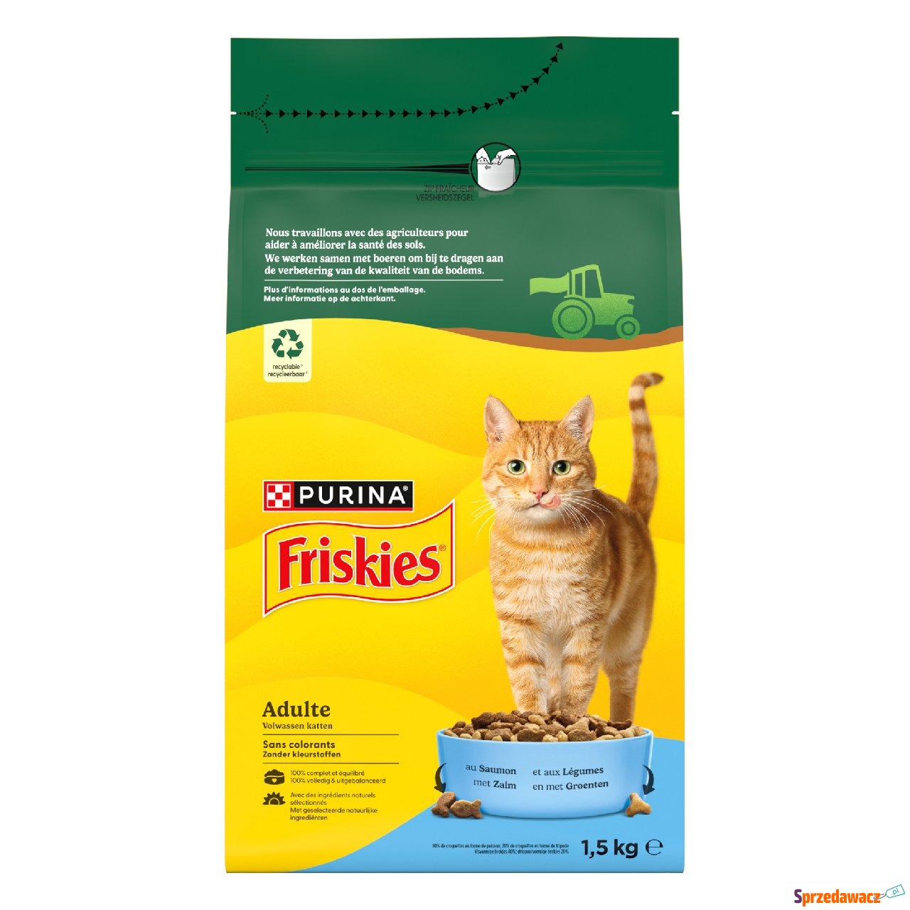 PURINA Friskies Adult Cat, łosoś...