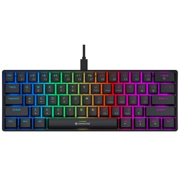 Klawiatura Klawiatura gamingowa Tracer GameZone Claws 61 przewodowa mechaniczna podświetlana czarna