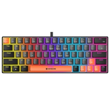 Klawiatura Klawiatura gamingowa Tracer GameZone Raptor 63 przewodowa mechaniczna podświetlana grafit