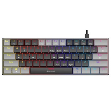 Klawiatura Klawiatura gamingowa Tracer GameZone Keylo 61 przewodowa mechaniczna podświetlana grafito