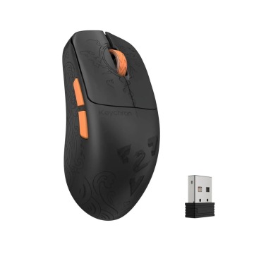 Myszka gamingowa Keychron G3-Z1 3950 8K Black Carbon Fiber bezprzewodowa 30000 dpi optyczna czarna