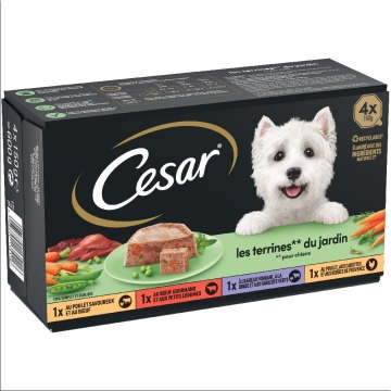 Cesar Classic Selection, pakiet mieszany - Garten terrine, 48 x 150 g