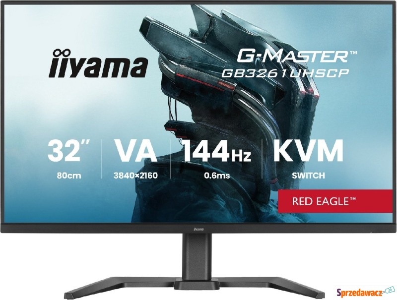 iiyama G-Master GB3261UHSCP-B1 Red Eagle - 144Hz... - Monitory LCD i LED - Gliwice