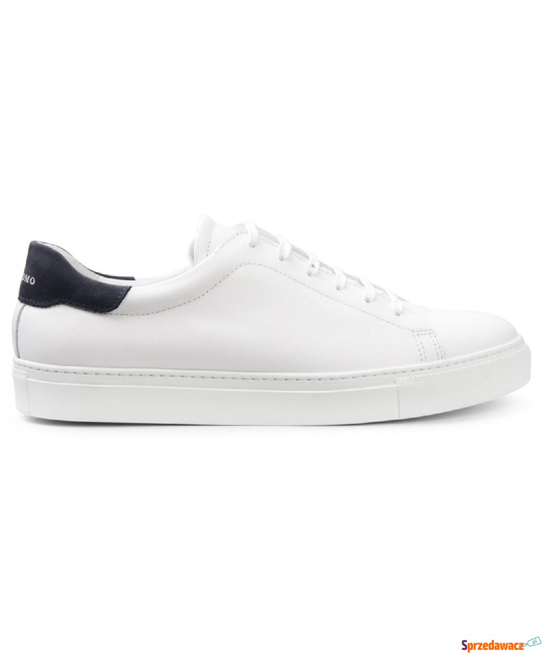 Białe skórzane Sneakersy Profuomo...