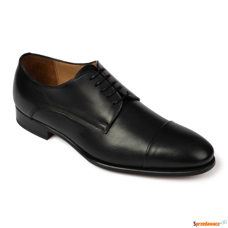 Czarne eleganckie buty męskie typu...