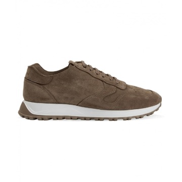 Brązowe Zamszowe Sneakersy Profuomo 43