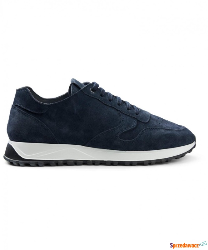 Granatowe Zamszowe Sneakersy Profuomo 44 - Buty sportowe miejskie... - Oława