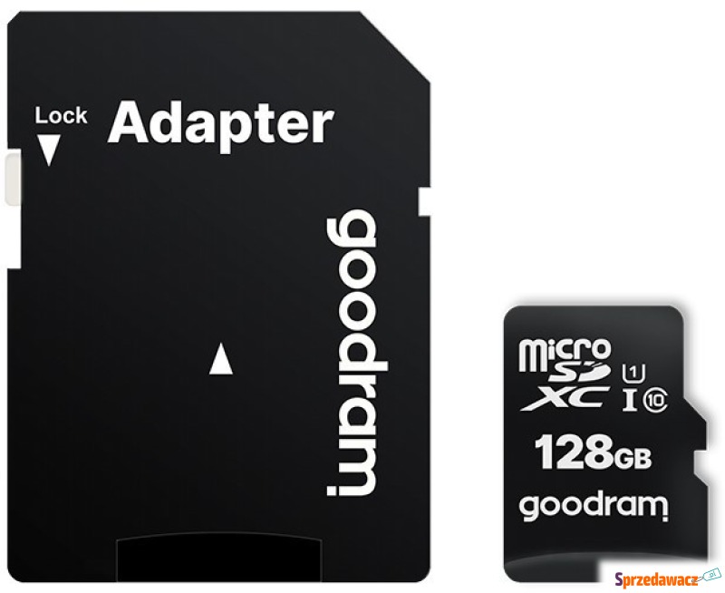GOODRAM 128GB microSDXC class 10 UHS I + adapter - Karty pamięci, czytniki,... - Toruń