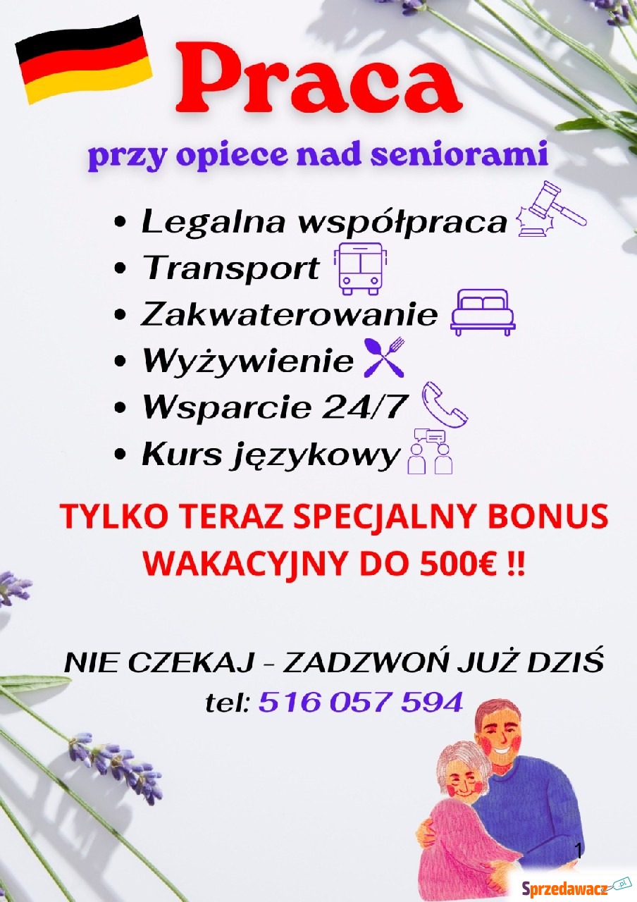 Praca opieka NIEMCY | Sprawdzone...