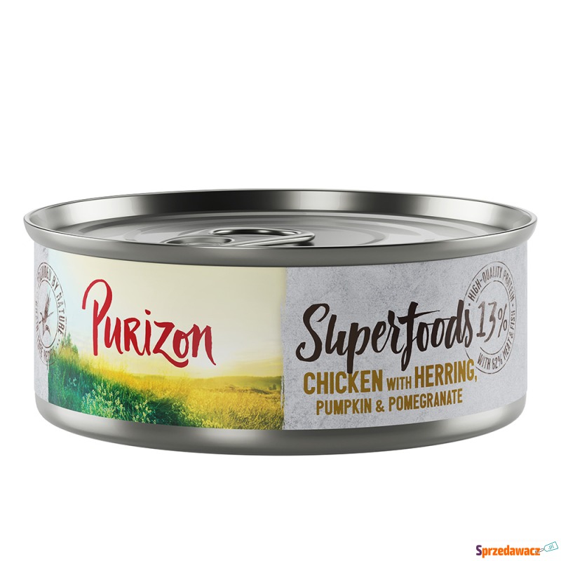 Karmy Purizon w opakowaniach p...