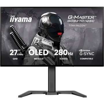 iiyama G-Master GOB2701QSC-B1 Titan Falcon - 280Hz | QHD | WOLED | 27'' | USB-C PD65W