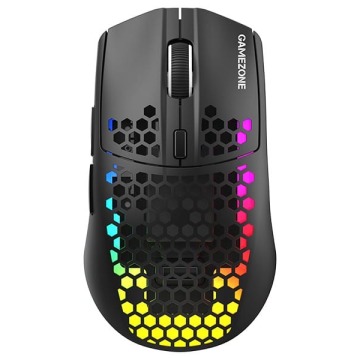 Myszka gamingowa Tracer GameZone Intense Honeycomb RF bezprzewodowa 12000 dpi optyczna czarna