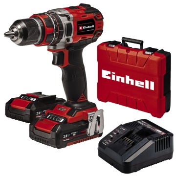 Einhell TE-CD 18/50 Li-i BL w zestawie: 2 c akumulator i ładowarka