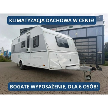 Knaus Sport 580 QS - Bogato wyposażona, przestronna dla 6 osób! WARSZAWA!