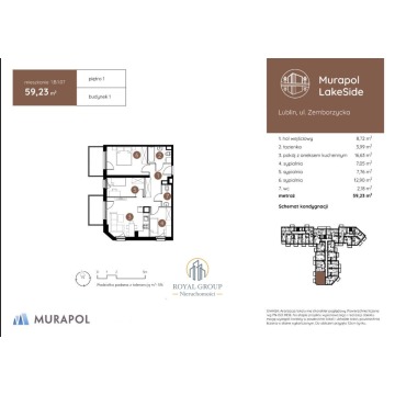 Mieszkanie  4 pokojowe Lublin,   59 m2, pierwsze piętro - Sprzedam - zdjęcie 2