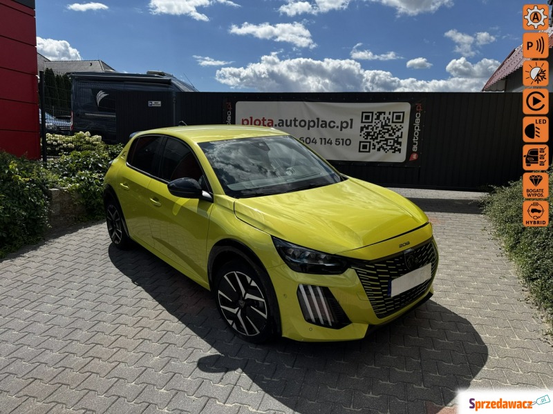 Peugeot 208  Hatchback 2024,  1.2 benzyna, automat - Na sprzedaż za 29 900 zł - Margonin