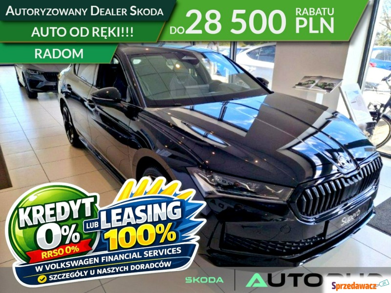 Skoda Superb  Liftback 2026,  2.0 diesel, automat - Na sprzedaż za 229 500 zł - Radom