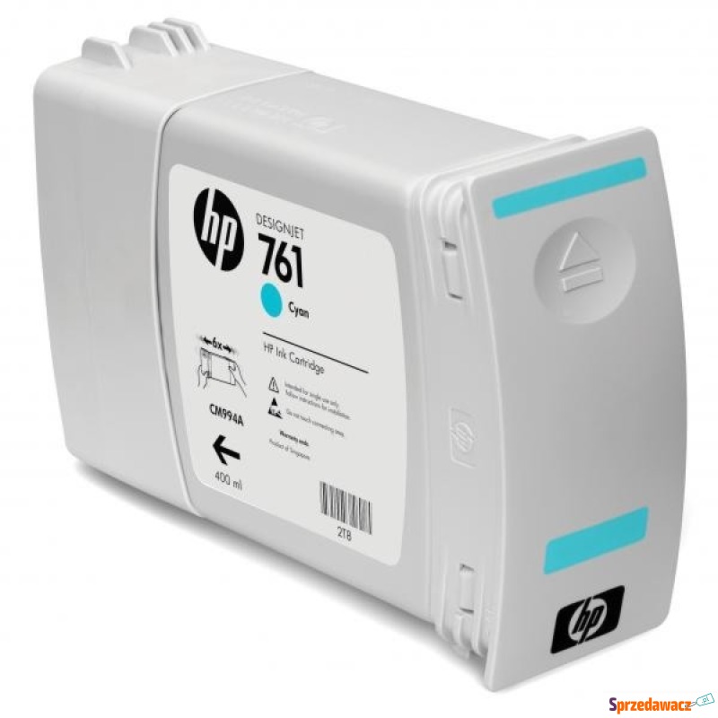 HP oryginalny ink CM994A, cyan, 400ml, No.761,... - Tusze, tonery - Bytom