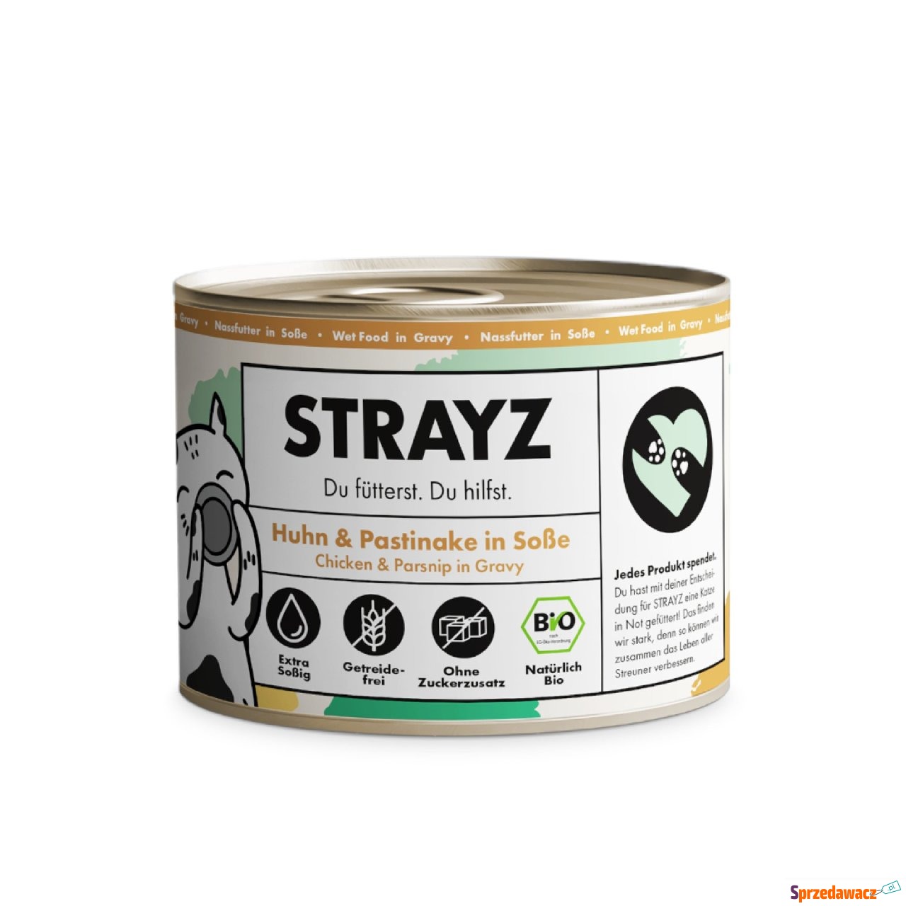 STRAYZ Bio Cat, 6 x 200 g - Bi...