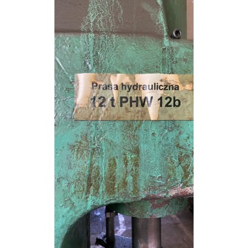 Prasa Hydrauliczna 12T PHW 12b - Prasy, gilotyny - Wasilków - zdjęcie 3