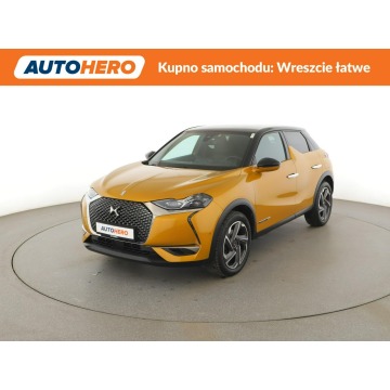 DS Automobiles DS 3 Crossback - 1.2T So Chic Navi Tempomat Grzane Fotele Masaż Skóra HUD Focal Kamer