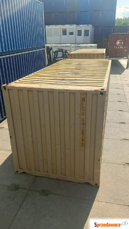 Kontener morski 20 DV / 6 metrowy, używany - Baraki, kontenery - Piaseczno