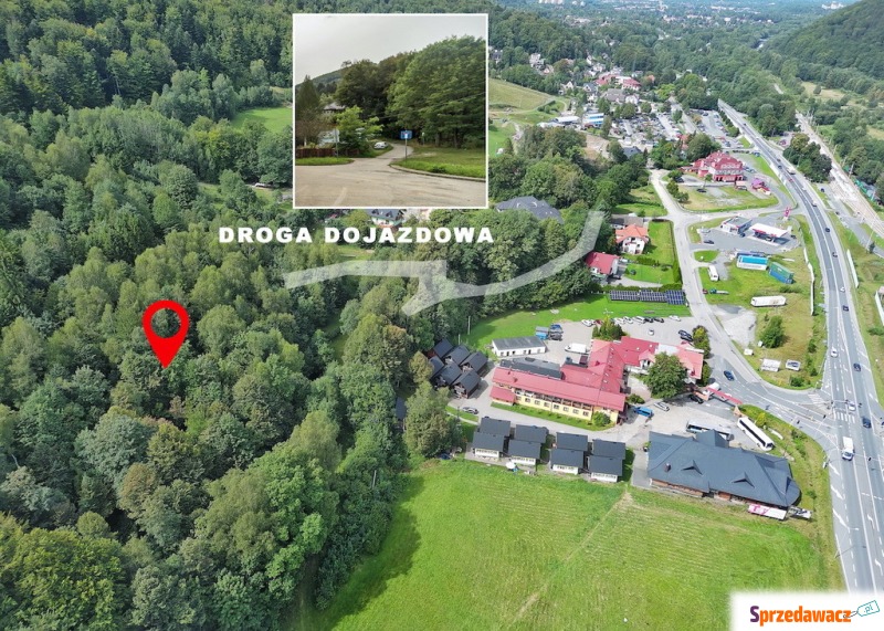 Działka usługowa w Ustroniu - Działki na sprzedaż - Ustroń