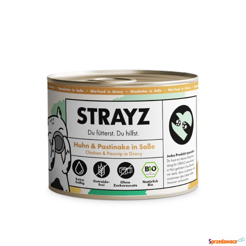 STRAYZ Bio Cat, 6 x 200 g - Biokurczak i biop... - Karmy dla kotów - Rzeszów