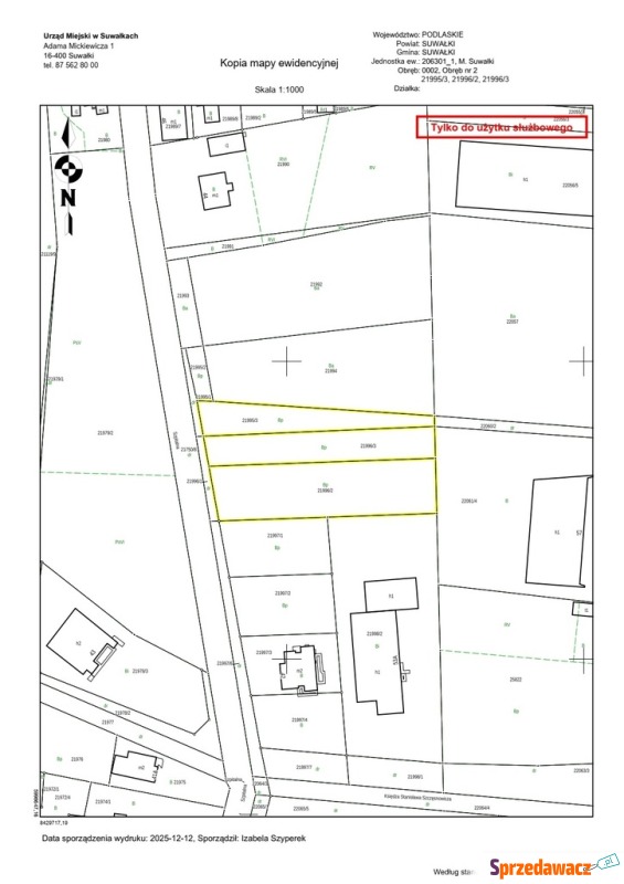 Działka budowlana na sprzedaż, 2804m², Suwałk... - Działki na sprzedaż - Suwałki