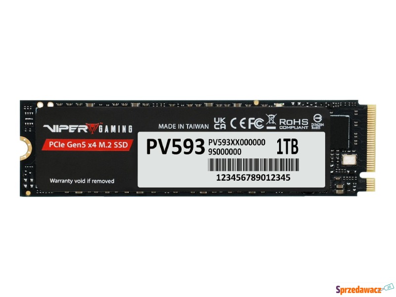 PATRIOT MEMORY SSD Viper PV593 1TB M.2 2280 PCIe... - Dyski twarde - Szczecin