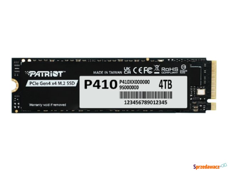 PATRIOT P410 4TB PCIe Gen 4 x4 M.2 SSD - Dyski twarde - Chrzanów