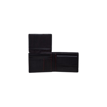 Portfel męski Valentini Perforated 290 czarny