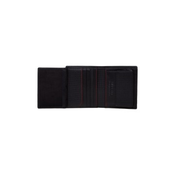 Portfel męski Valentini Perforated 115 czarny