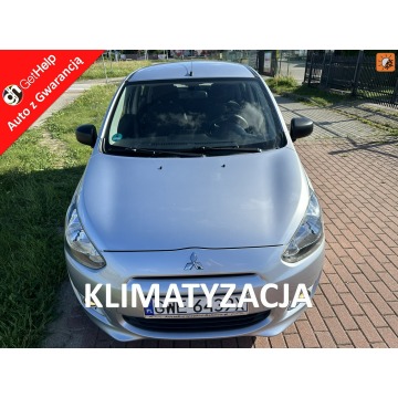 Mitsubishi Space Star - Benzyna, klimatyzacja, isofix, niski przebieg, CD, opony wielosezon.