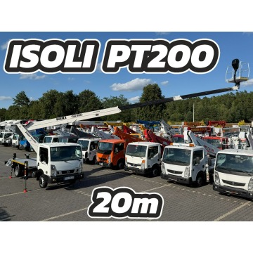 Nissan Cabstar - NT400 Zwyżka Podnośnik Koszowy ISOLI PT 200 20m UDT Multitel GSR P7
