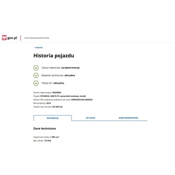 Hyundai Santa Fe  SUV 2013,  2.0 diesel - Na sprzedaż za 29 950 zł - Elbląg - zdjęcie 2