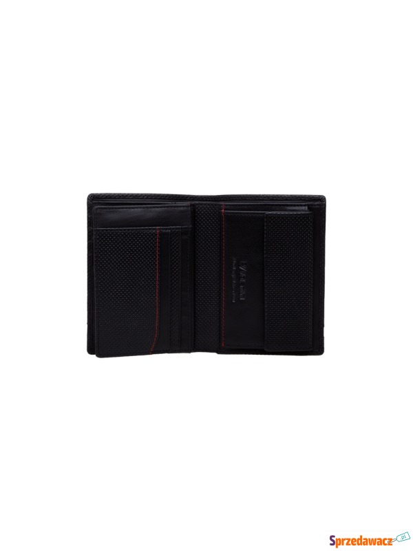 Portfel męski Valentini Perforated 467 czarny - Portfele, portmonetki - Lublin