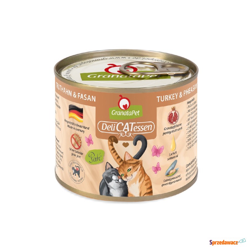 Pakiet GranataPet DeliCatessen, 12 x 200 g - Indyk... - Karmy dla kotów - Mysłowice