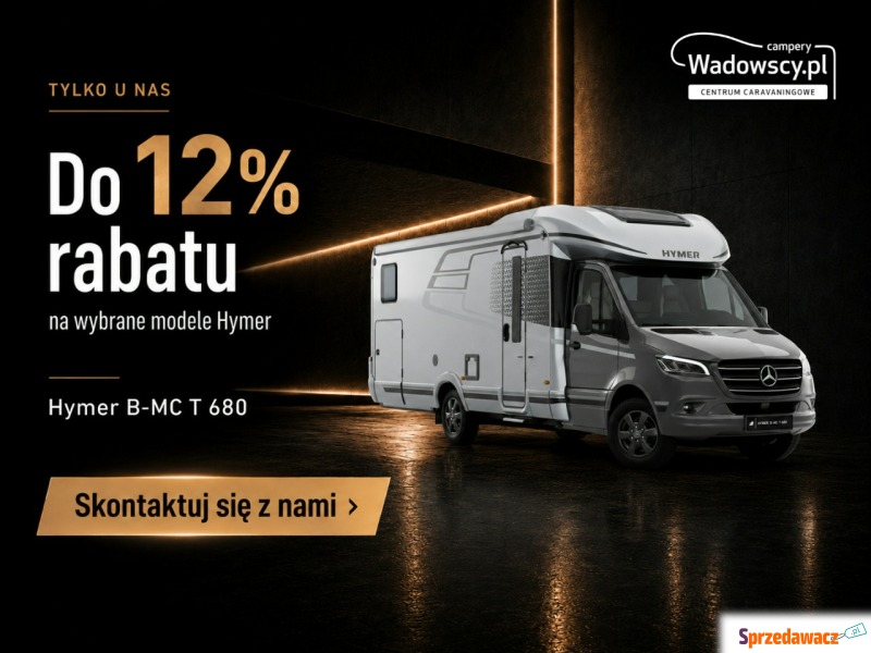 Hymer-Eriba BMC - T 680 - Przestronna Półintegra... - Pojazdy specjalistyczne - Janki